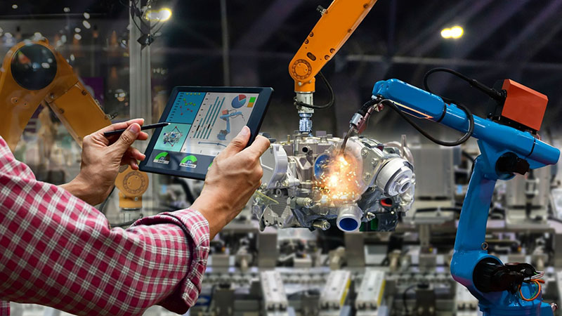 Zakład produkcyjny, wysokie technologie - metale ziem rzadkich